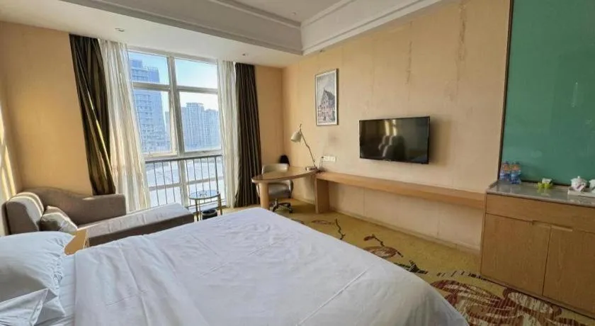 Bed in Vienna Hotel Fuzhou Changle Zhenghe Metro Station