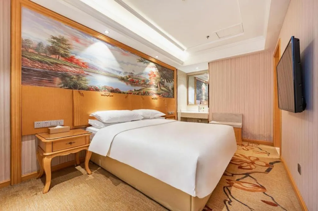 Bed in Vienna Hotel Qinghai Xining Wanda Plaza