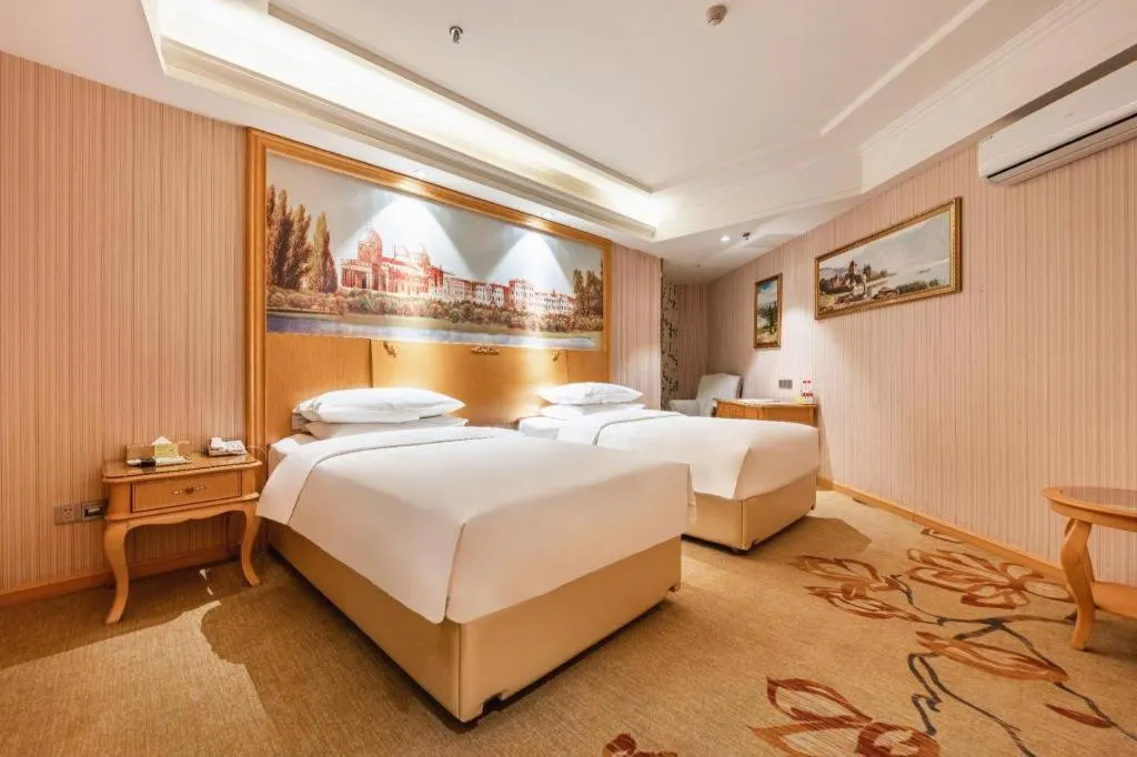 Bed in Vienna Hotel Qinghai Xining Wanda Plaza
