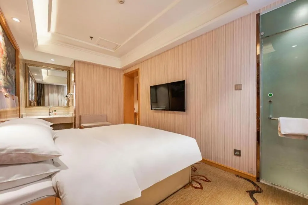 Bed in Vienna Hotel Qinghai Xining Wanda Plaza