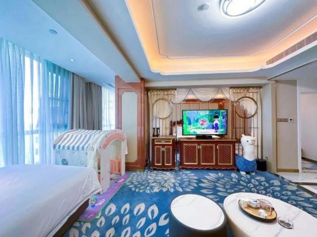 Bed in Vienna Hotel Yunnan Maitreya Huquan