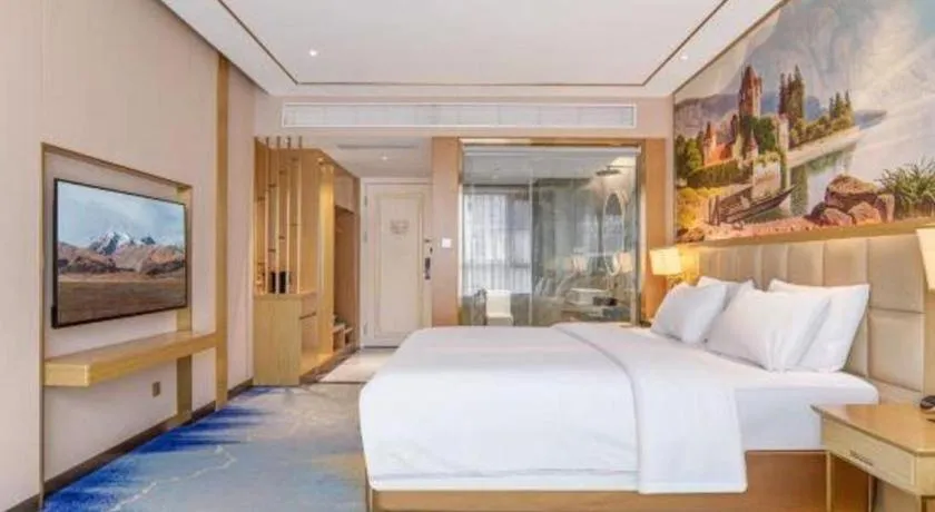Bed in Vienna Hotel Yunnan Maitreya Huquan