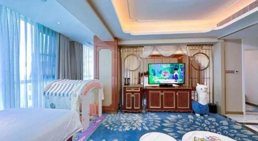 Bed in Vienna Hotel Yunnan Maitreya Huquan