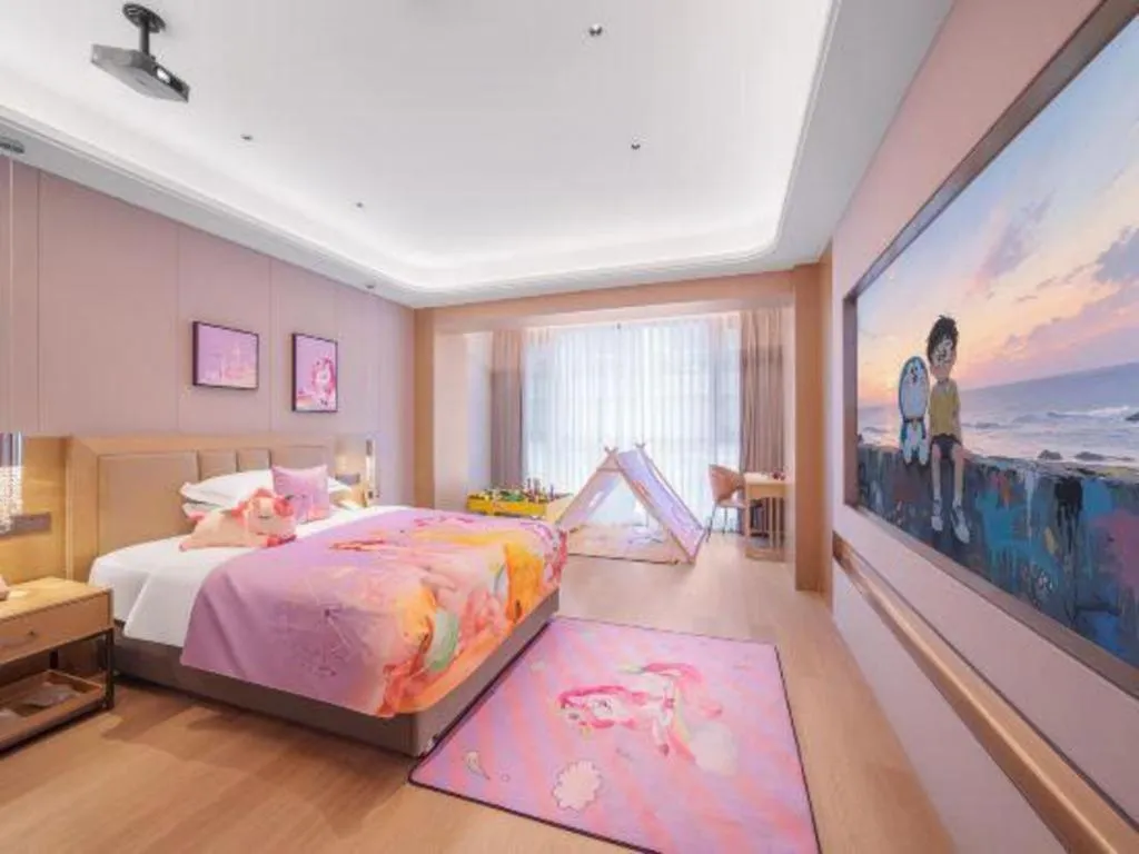 Bed in Vienna Hotel Yunnan Maitreya Huquan