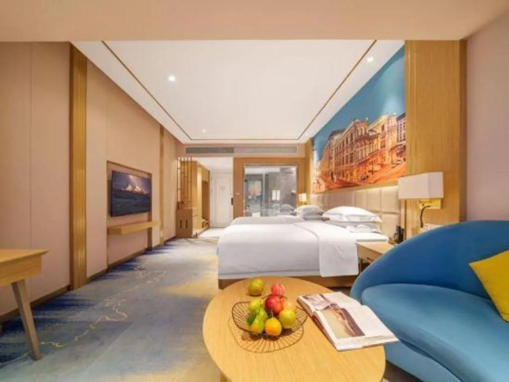 Bed in Vienna Hotel Yunnan Maitreya Huquan