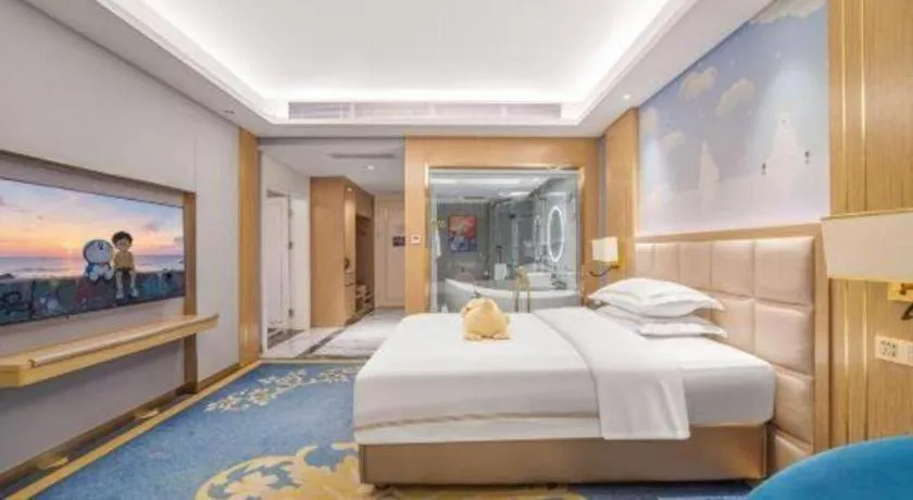 Bed in Vienna Hotel Yunnan Maitreya Huquan