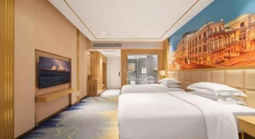 Bed in Vienna Hotel Yunnan Maitreya Huquan