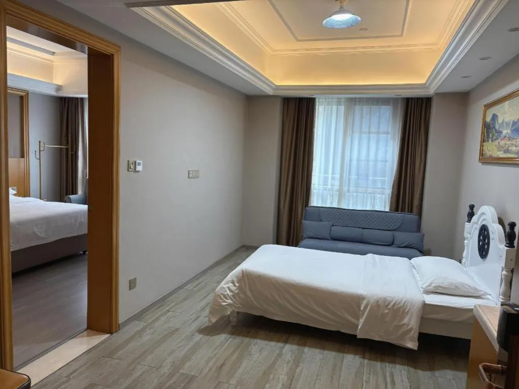 Bed in Vienna Hotel Anhui Xuancheng High-Speed Railway Station