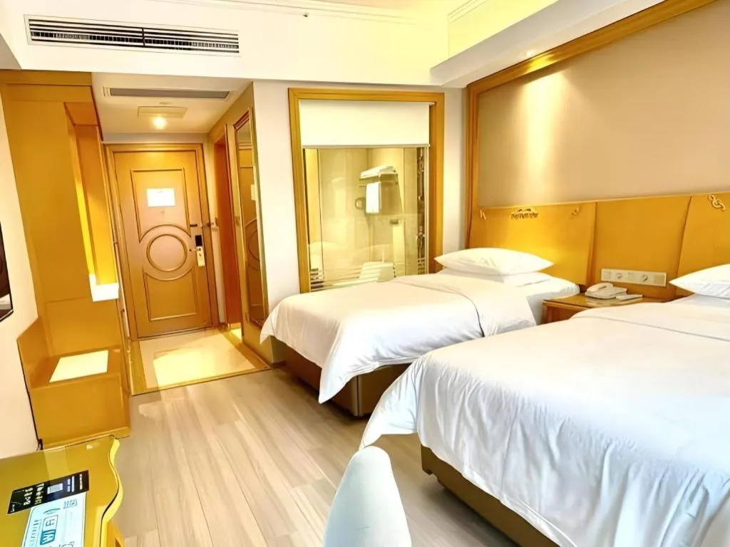 Bed in Vienna Hotel Anhui Xuancheng High-Speed Railway Station