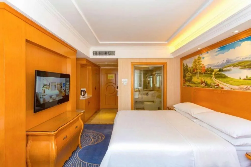 Bed in Vienna Hotel Hunan Hengyang Leiyang