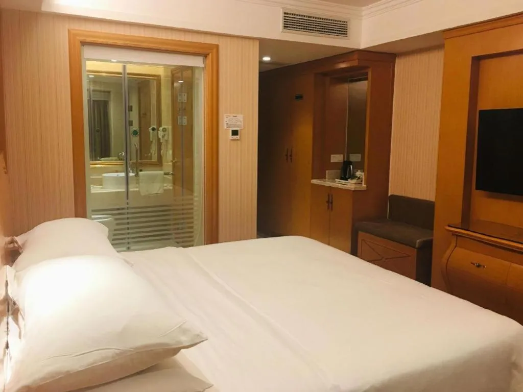 Bed in Vienna Hotel Hunan Hengyang Leiyang