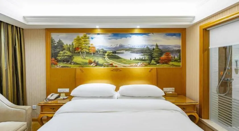 Bed in Vienna Hotel Hunan Hengyang Leiyang