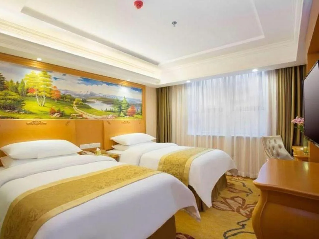 Bed in Vienna Hotel Hunan Hengyang Leiyang