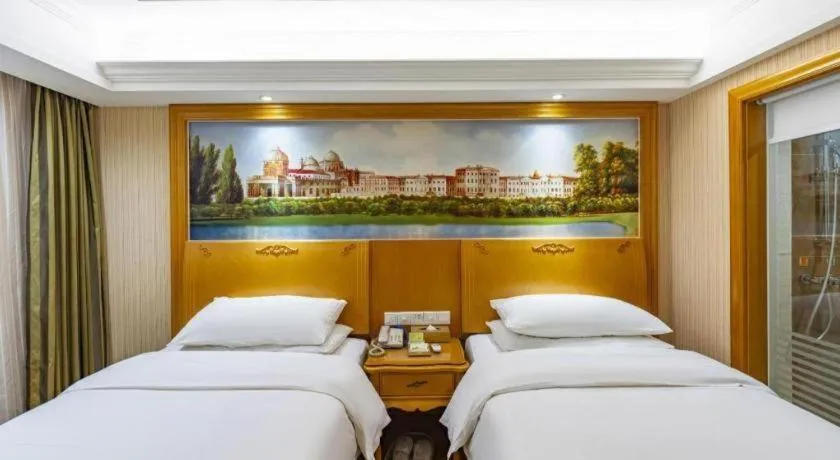 Bed in Vienna Hotel Hunan Hengyang Leiyang