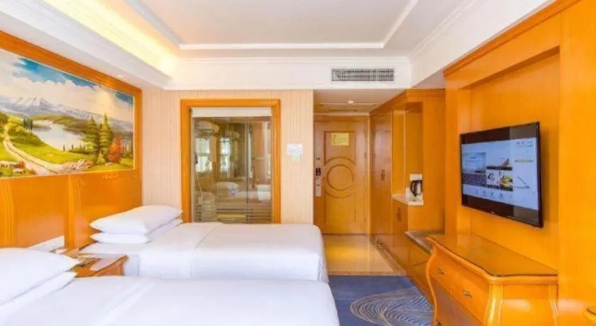 Bed in Vienna Hotel Hunan Hengyang Leiyang