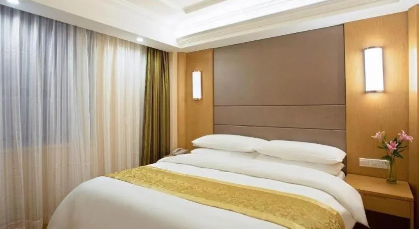 Bed in Vienna Hotel Hunan Hengyang Leiyang