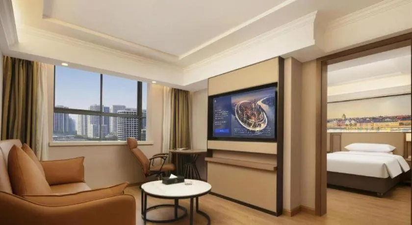 Bed in Vienna Hotel Hunan Hengyang Leiyang