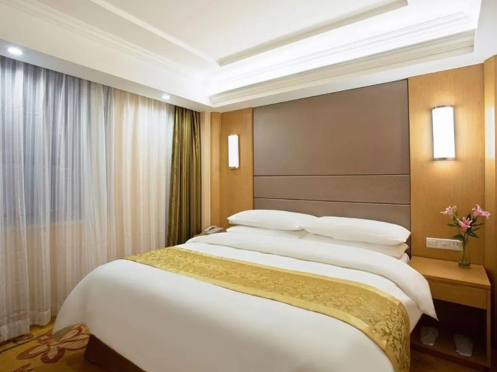 Bed in Vienna Hotel Hunan Hengyang Leiyang