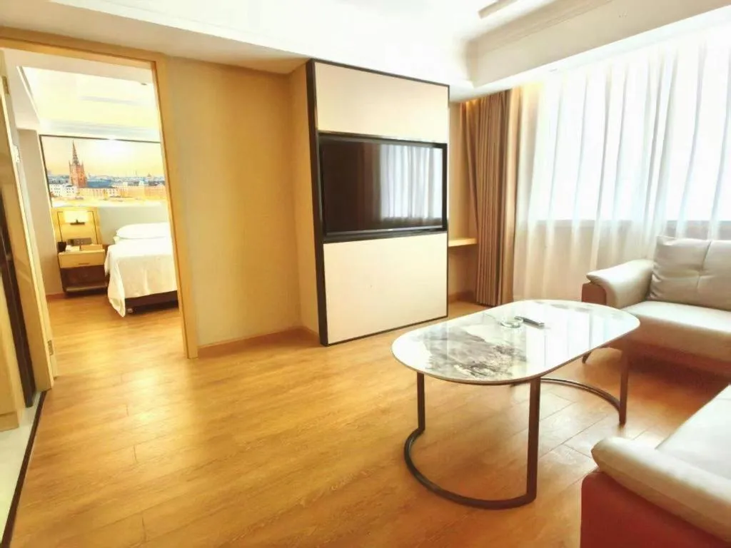 Bed in Vienna Hotel Hunan Hengyang Leiyang