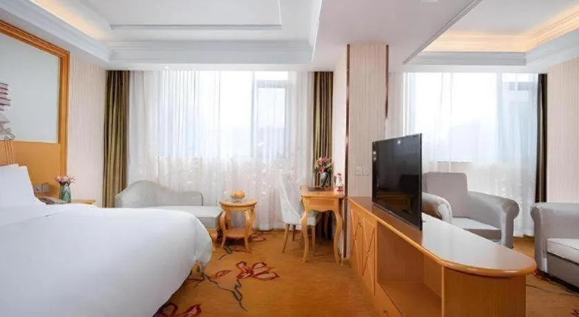 Bed in Vienna Hotel Tianjin 5th Avenue Youyi Road Cultural Center Metro Station