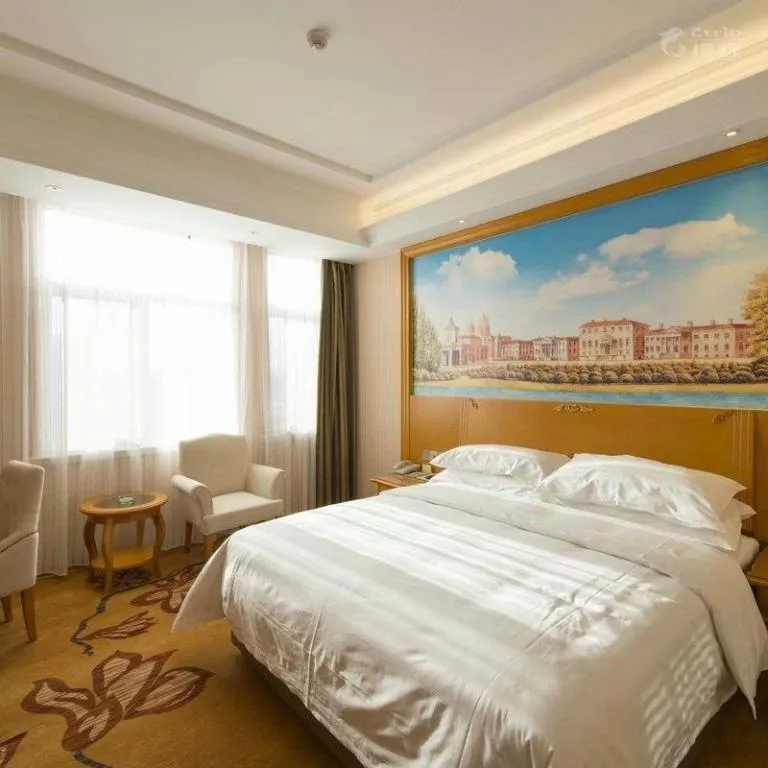 Bed in Vienna Hotel Tianjin 5th Avenue Youyi Road Cultural Center Metro Station
