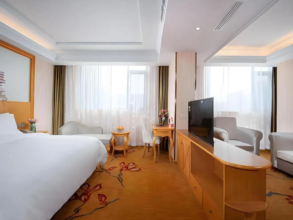 Bed in Vienna Hotel Tianjin 5th Avenue Youyi Road Cultural Center Metro Station