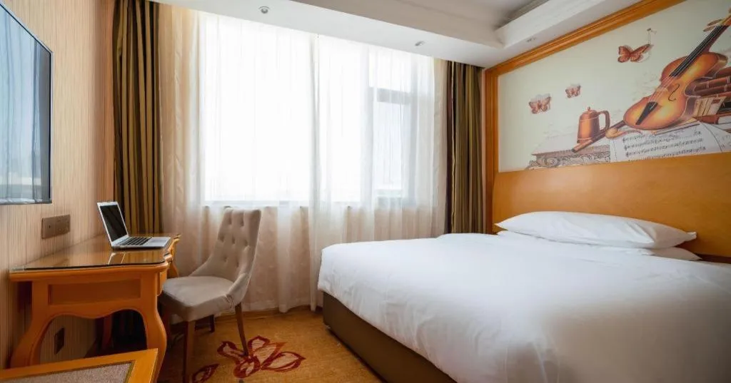 Bed in Vienna Hotel Tianjin 5th Avenue Youyi Road Cultural Center Metro Station