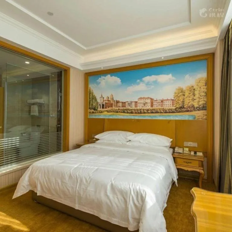 Bed in Vienna Hotel Tianjin 5th Avenue Youyi Road Cultural Center Metro Station