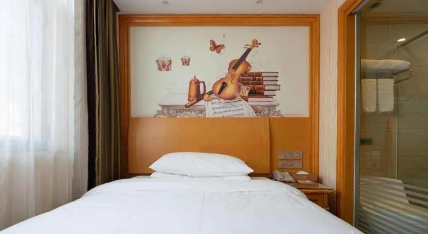 Bed in Vienna Hotel Tianjin 5th Avenue Youyi Road Cultural Center Metro Station