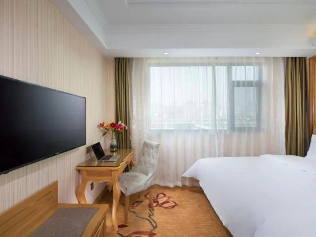 Bed in Vienna Hotel Tianjin 5th Avenue Youyi Road Cultural Center Metro Station