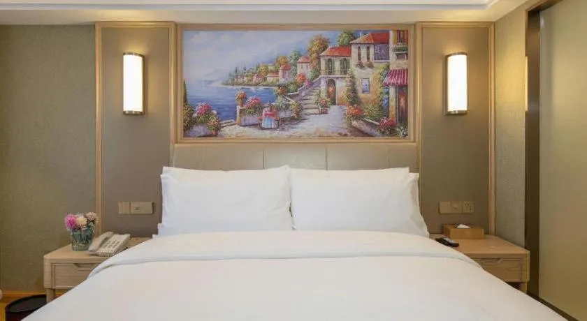 Bed in Vienna Hotel Anhui Huainan Railway Station