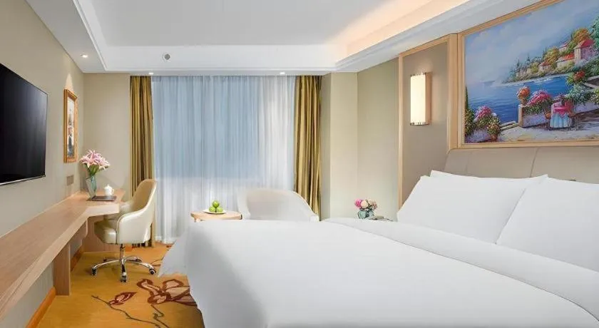 Bed in Vienna Hotel Anhui Huainan Railway Station