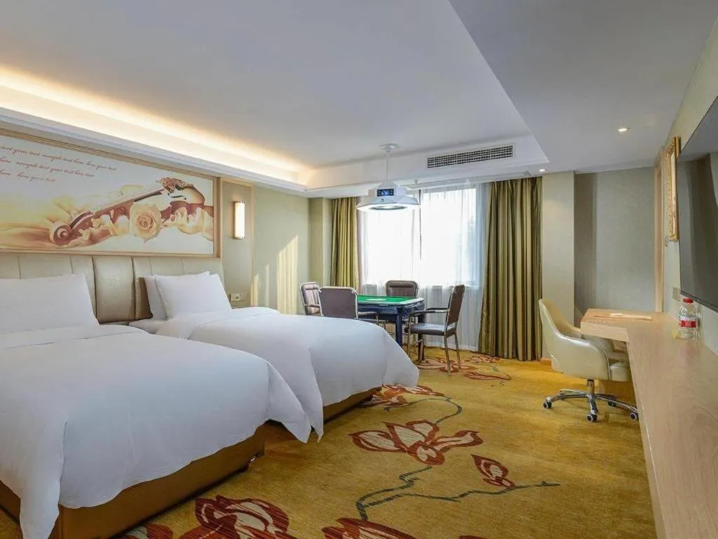 Bed in Vienna Hotel Anhui Huainan Railway Station