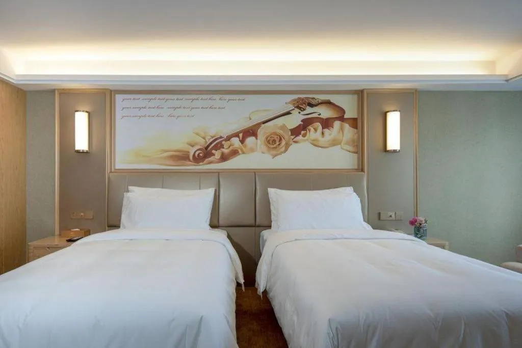 Bed in Vienna Hotel Anhui Huainan Railway Station