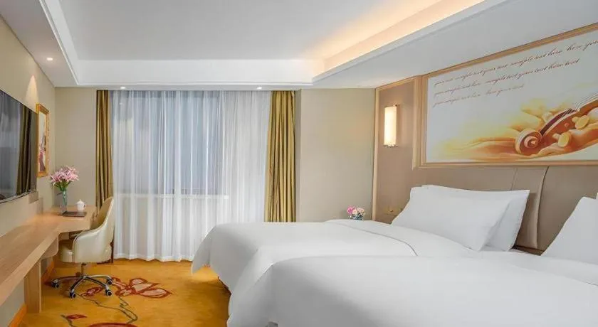 Bed in Vienna Hotel Anhui Huainan Railway Station