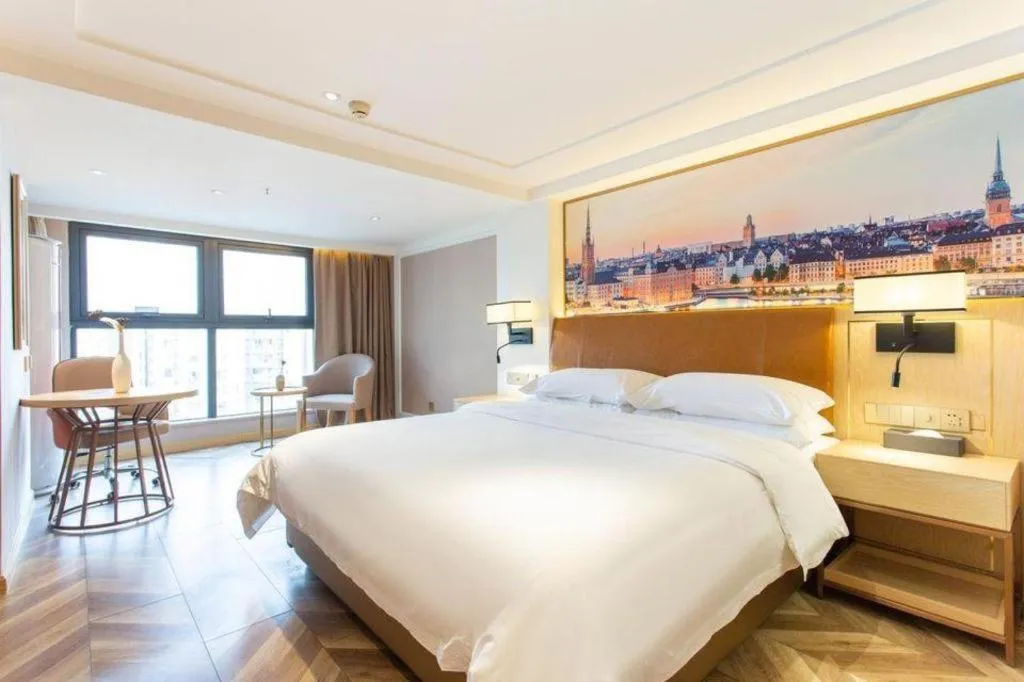 Bed in Vienna Hotel Chengdu Exhibition Center In Time City