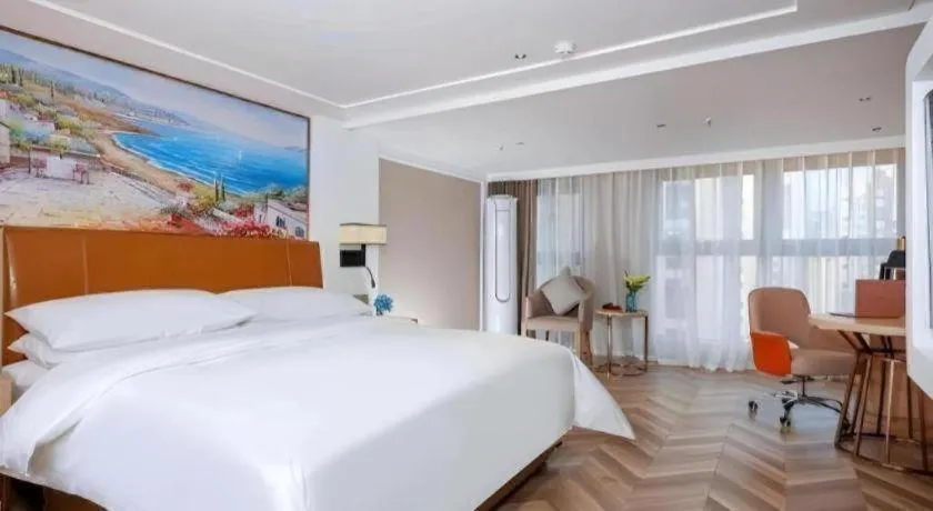 Bed in Vienna Hotel Chengdu Exhibition Center In Time City