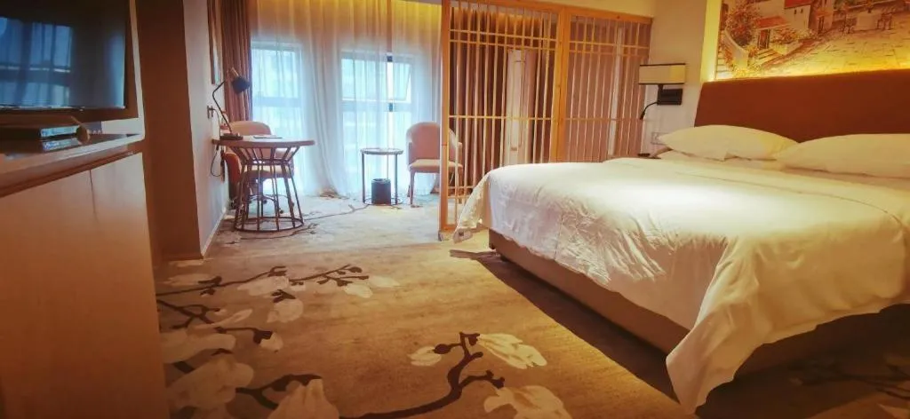 Bed in Vienna Hotel Chengdu Exhibition Center In Time City