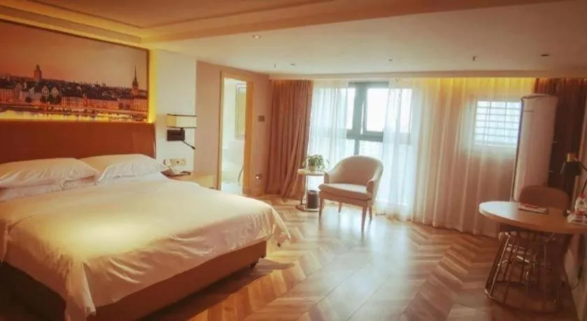 Bed in Vienna Hotel Chengdu Exhibition Center In Time City