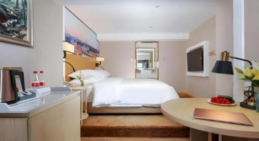 Bed in Vienna Hotel Chengdu Exhibition Center In Time City