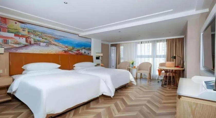 Bed in Vienna Hotel Chengdu Exhibition Center In Time City