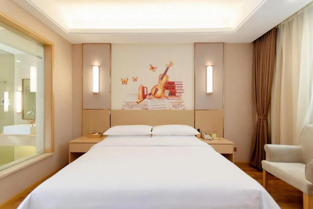 Bed in Vienna Hotel Yunnan Dali Ancient City Scenic Spot