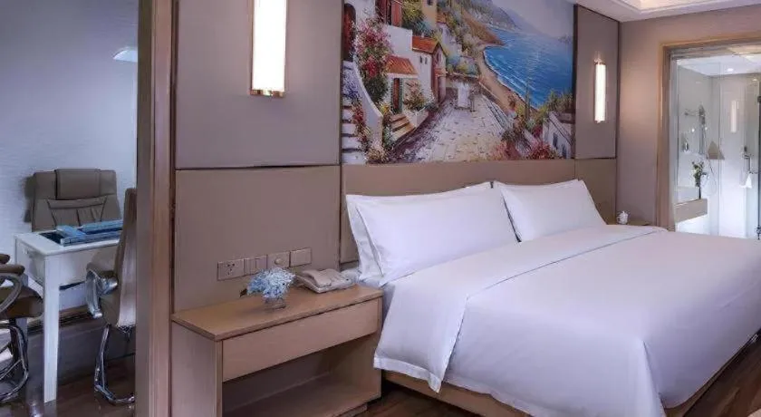 Bed in Vienna Hotel Yunnan Dali Ancient City Scenic Spot