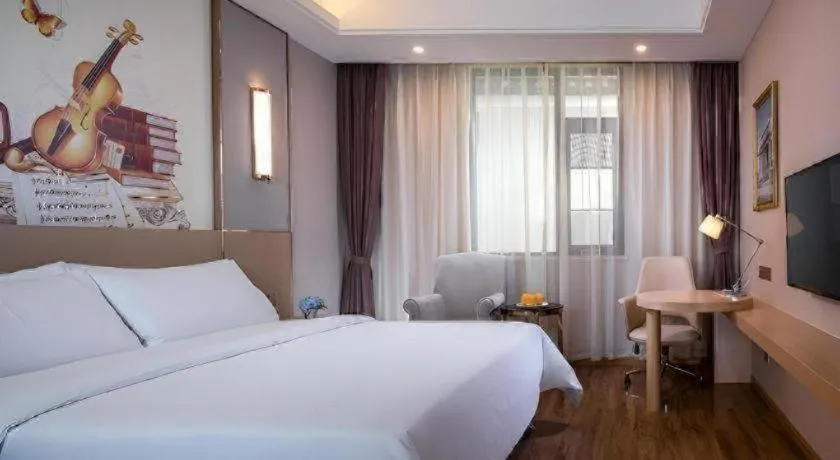 Bed in Vienna Hotel Yunnan Dali Ancient City Scenic Spot