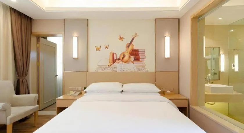 Bed in Vienna Hotel Yunnan Dali Ancient City Scenic Spot