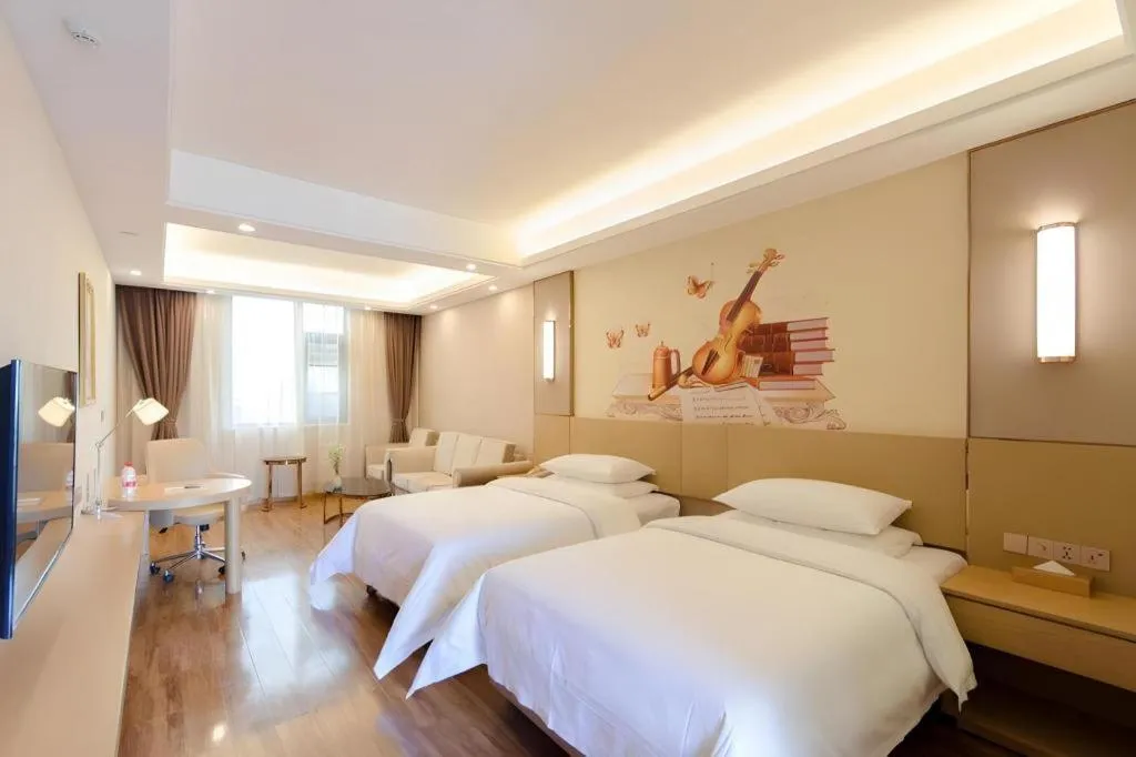 Bed in Vienna Hotel Yunnan Dali Ancient City Scenic Spot