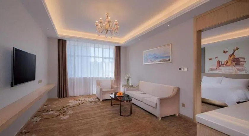 Bed in Vienna Hotel Guangdong Shaoguan Shaonan Avenue