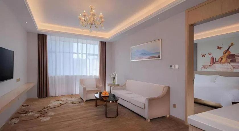 Bed in Vienna Hotel Guangdong Shaoguan Shaonan Avenue