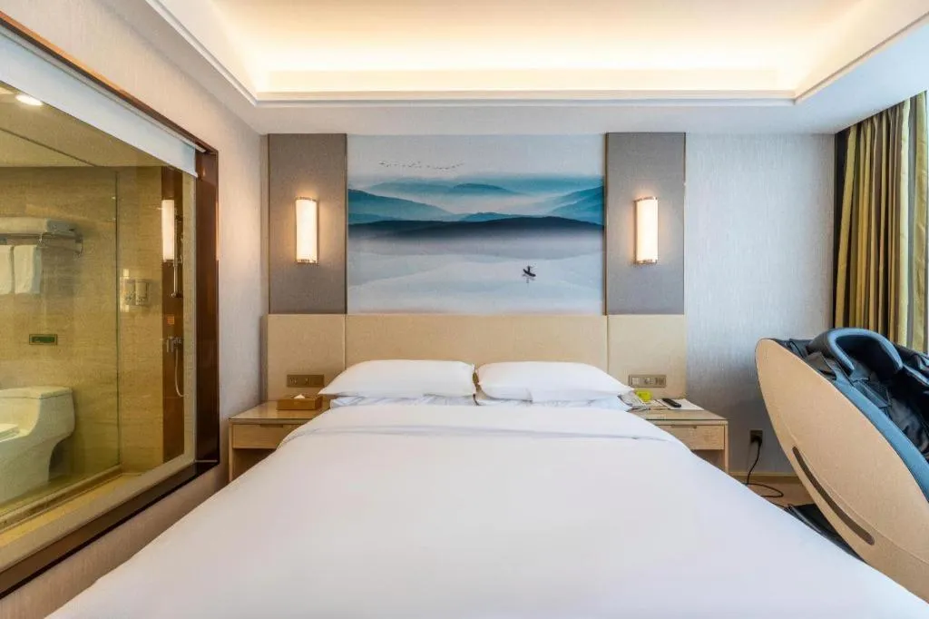 Bed in Vienna Hotel Hunan Huaihua Xupu Wanda Plaza