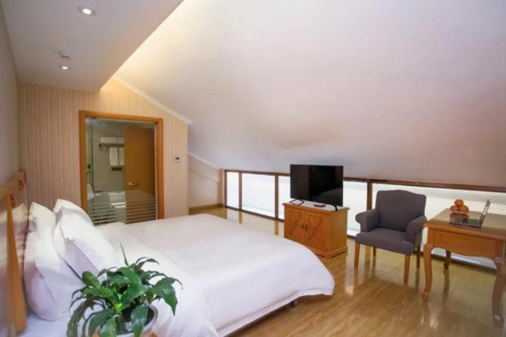 Bed in Vienna Hotel Inner Mongolia Tongliao Development Zone